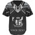 New Zealand Custom Personalised Baseball Shirt Polynesian Tribal Tattoo