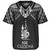 New Caledonia Custom Personalised Baseball Shirt Polynesian Tribal Tattoo