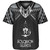Solomon Islands Custom Personalised Baseball Shirt Polynesian Tribal Tattoo