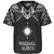 Marshall Islands Custom Personalised Baseball Shirt Polynesian Tribal Tattoo