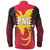 Papua New Guinea Long Sleeve Shirt PNG Tokpisin Languge Polynesian