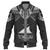 Tokelau Custom Personalised Baseball Jacket Polynesian Tribal Tattoo