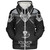 Solomon Islands Custom Personalised Sherpa Hoodie Polynesian Tribal Tattoo