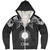 Northern Mariana Islands Custom Personalised Sherpa Hoodie Polynesian Tribal Tattoo