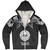 Tahiti Custom Personalised Sherpa Hoodie Polynesian Tribal Tattoo