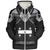 Gambier Islands Custom Personalised Sherpa Hoodie Polynesian Tribal Tattoo