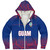Guam Sherpa Hoodie White Latte Stone Guam Polynesian
