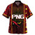 Papua New Guinea Custom Personalised Hawaiian Shirt  Seal And Map Tribal Traditional Patterns