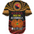 Papua New Guinea Custom Personalised Baseball Shirt Papua New Guinea Fabric Pattern Design