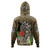 Guam Hoodie Hafa Adai Seal Flower Tropical Retro Style