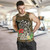 Guam Custom Personalised Tank Top Hafa Adai Seal Flower Tropical Retro Style