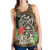 Guam Custom Personalised Women Tank Hafa Adai Seal Flower Tropical Retro Style