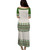 Fiji Puletasi Tapa Green Pattern