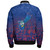 Guam Bomber Jacket Guam Hafa Adai Tropical Pattern