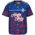Guam Baseball Shirt Guam Hafa Adai Tropical Pattern