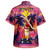 Hawaii Hawaiian Shirt Custom Aloha Hula Girl Dancing In Tropical Palm Trees At Sunset Kakau Style
