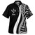 Kosrae Combo Dress And Shirt - Micronesian Tentacle Tribal Pattern White