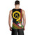 Vanuatu Tank Top Polynesia Pattern With Tropical Flower