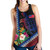 Samoa Women Tank Polynesia Pattern With Tropical Flower
