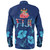 Fiji Long Sleeve Shirt Fijian Traditional Patterns Hibiscus Flowers