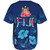 Fiji Baseball Jacket Fijian Traditional Patterns Hibiscus Flowers
