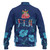 Fiji Baseball Shirt Fijian Traditional Patterns Hibiscus Flowers