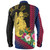Philippines Filipinos Long Sleeve Shirt Lapu Lapu Polynesia Pattern With Tropical Flower