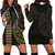 Tokelau Hoodie Dress Kakau Style Gold