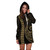 New Caledonia Hoodie Dress Kakau Style Gold