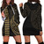 Chuuk State Hoodie Dress Kakau Style Gold