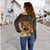 Hawaii Off Shoulder Sweatshirt Ikaika Hawaiian With Hibiscus Flowers Retro Style