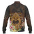 Hawaii Baseball Jacket Ikaika Hawaiian With Hibiscus Flowers Retro Style