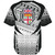 Fiji Baseball Shirt Flying Fijians Rugby Cup (Black-White Ver)