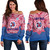 Hawaii Off Shoulder Sweatshirt Custom Saint Louis School Memor et Fidelis Brother Hood For Life Tribal Style