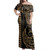 Tokelau Combo Dress And Shirt Kakau Style Gold