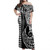 New Caledonia Combo Dress And Shirt Kakau Style White