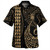 New Caledonia Combo Dress And Shirt Kakau Style Gold
