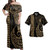 New Caledonia Combo Dress And Shirt Kakau Style Gold