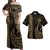 Nauru Combo Dress And Shirt Kakau Style Gold
