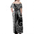 Marquesas Islands Combo Dress And Shirt Kakau Style White