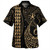 Austral Islands Combo Dress And Shirt Kakau Style Gold