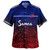 Samoa Hawaiian Shirt Lowpolly Pattern with Polynesian Motif