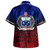Samoa Hawaiian Shirt Lowpolly Pattern with Polynesian Motif