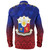 Philippines Filipinos Long Sleeve Shirt Lowpolly Pattern with Polynesian Motif