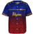 Philippines Filipinos Baseball Shirt Lowpolly Pattern with Tribal Motif