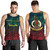 Vanuatu Tank Top Lowpolly Pattern with Tribal Motif