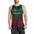 Vanuatu Tank Top Lowpolly Pattern with Tribal Motif