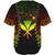 Hawaii Baseball Shirt Polynesian Tribal Motif Reggae Color