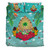 Guam Bedding Set Latte Stones Hibiscus