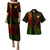 Hawaii Combo Puletasi And Shirt Kanaka Kakau Style Reggae